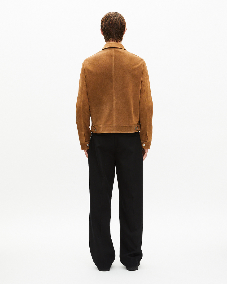 Camel suede jacket