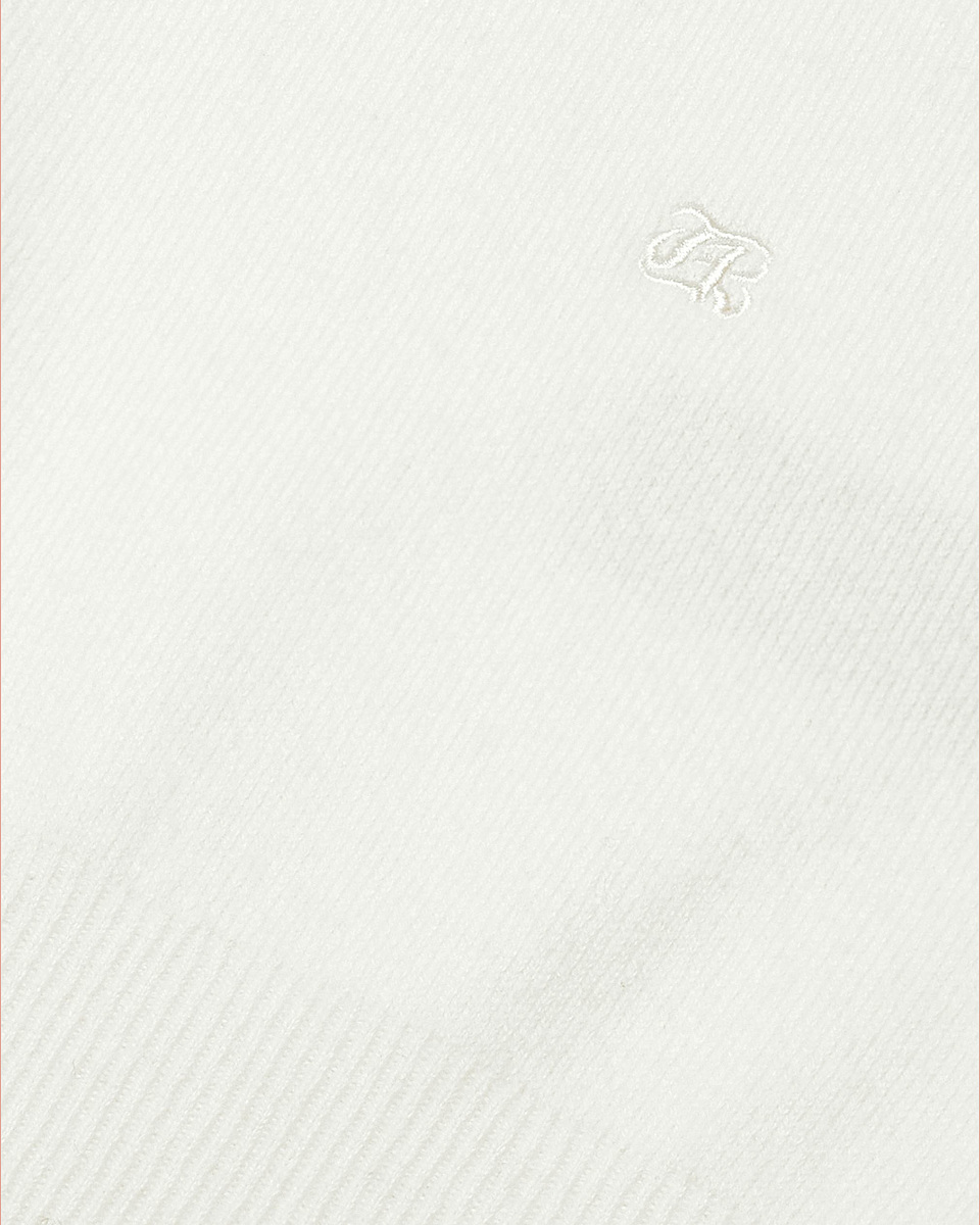 Turtleneck sweater in ecru cashmere