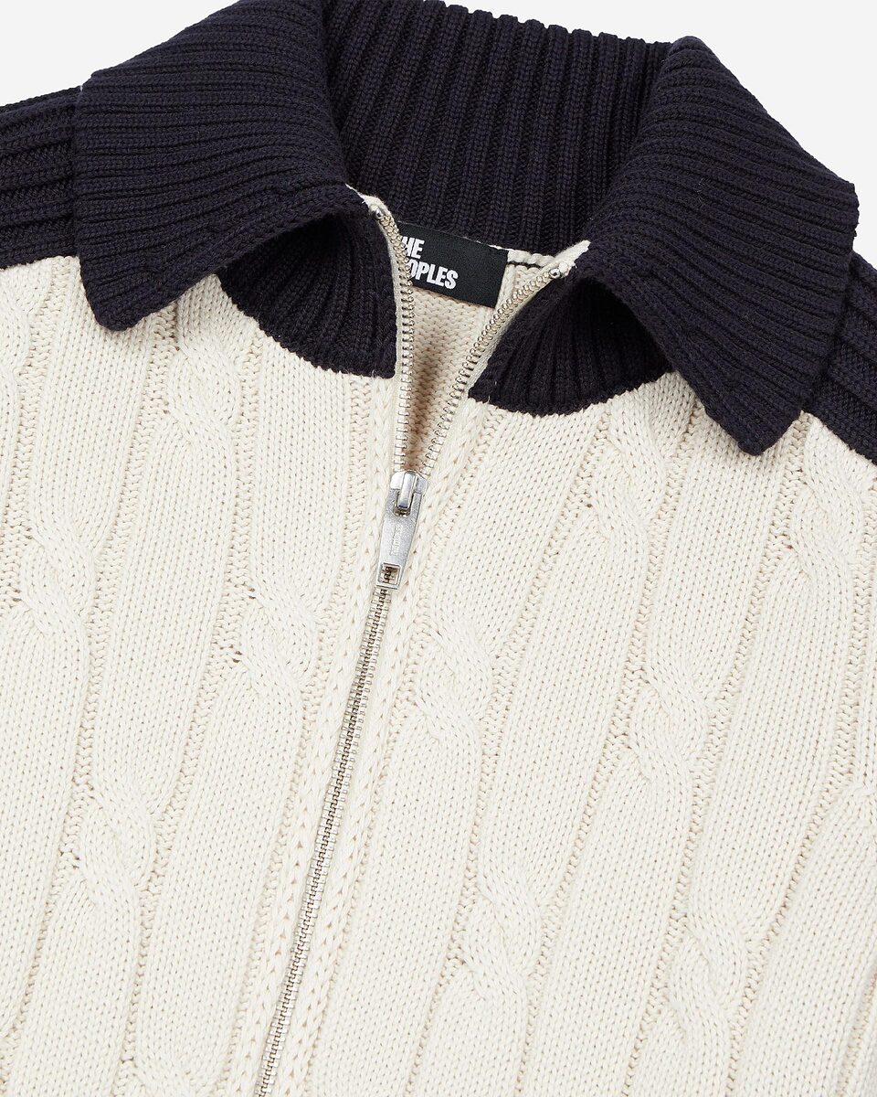 Ecru cotton cardigan