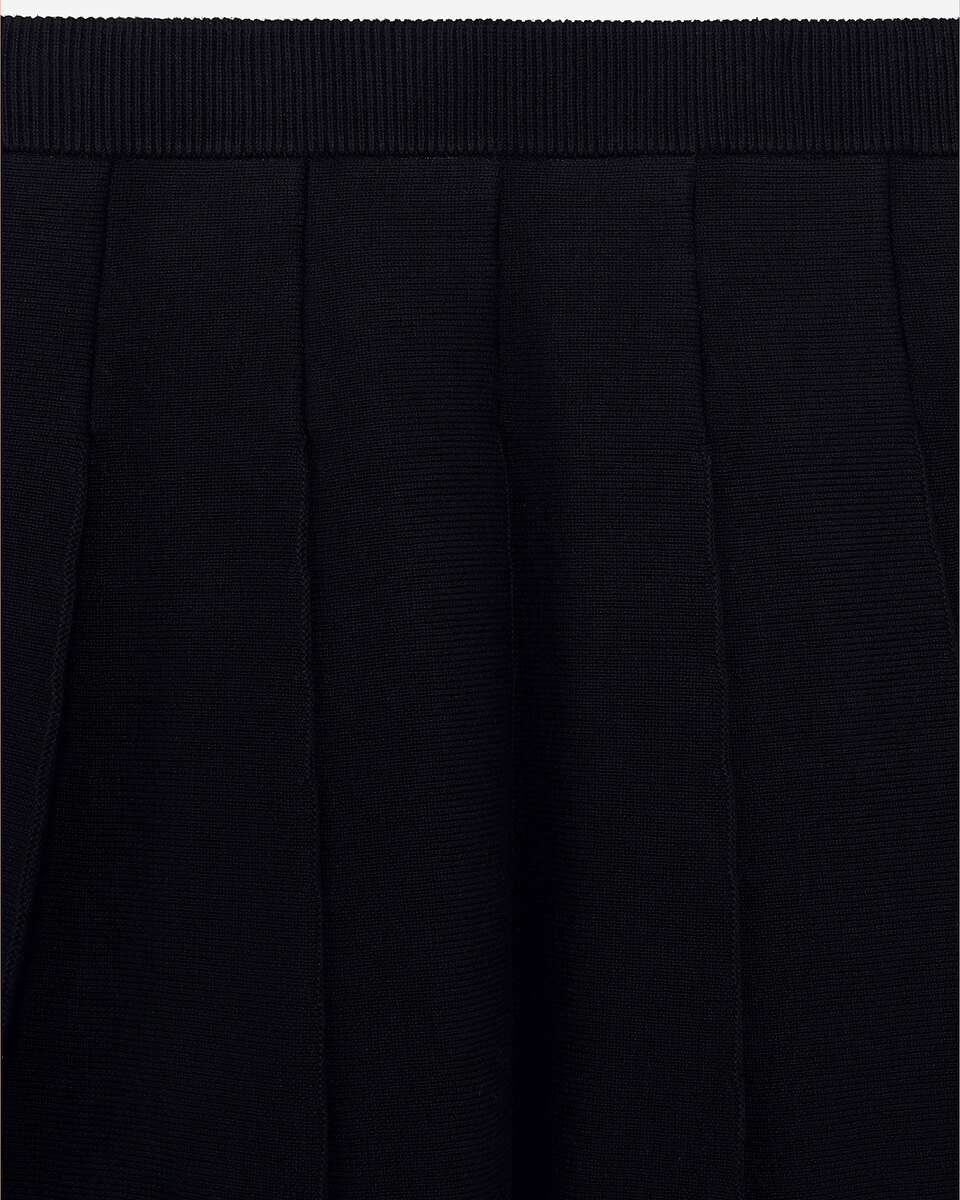 Short black mesh skirt