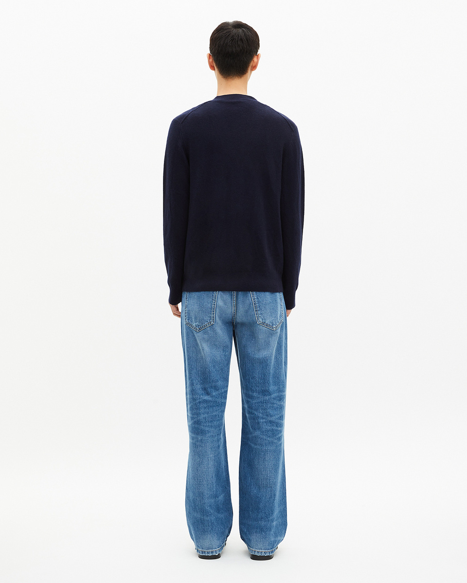 Navy cashmere cardigan