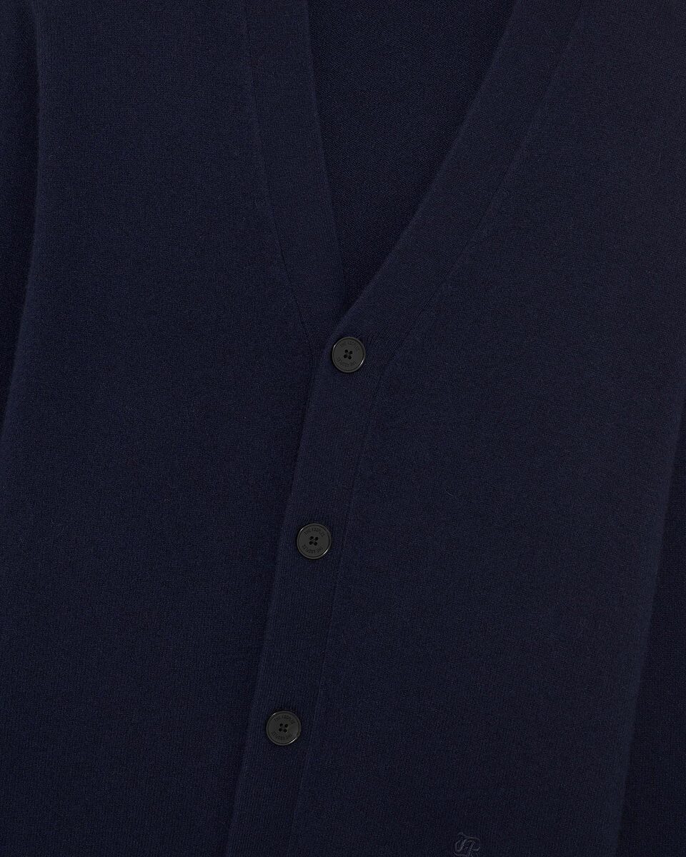 Navy cashmere cardigan