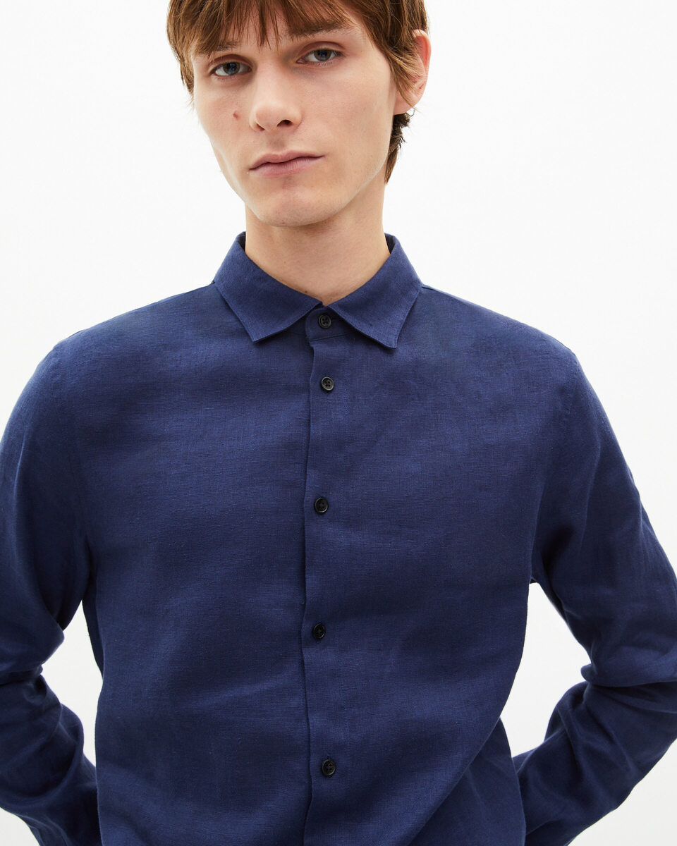 Navy linen shirt