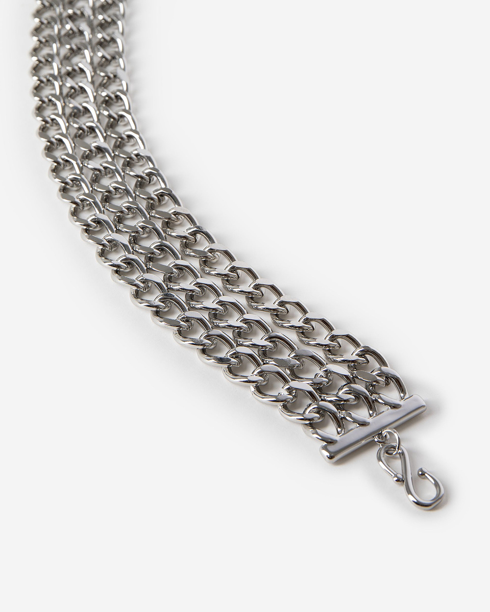 Silver chain necklace