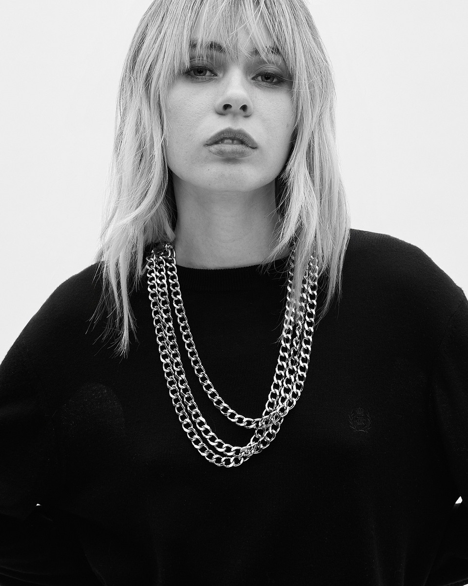 Silver chain necklace