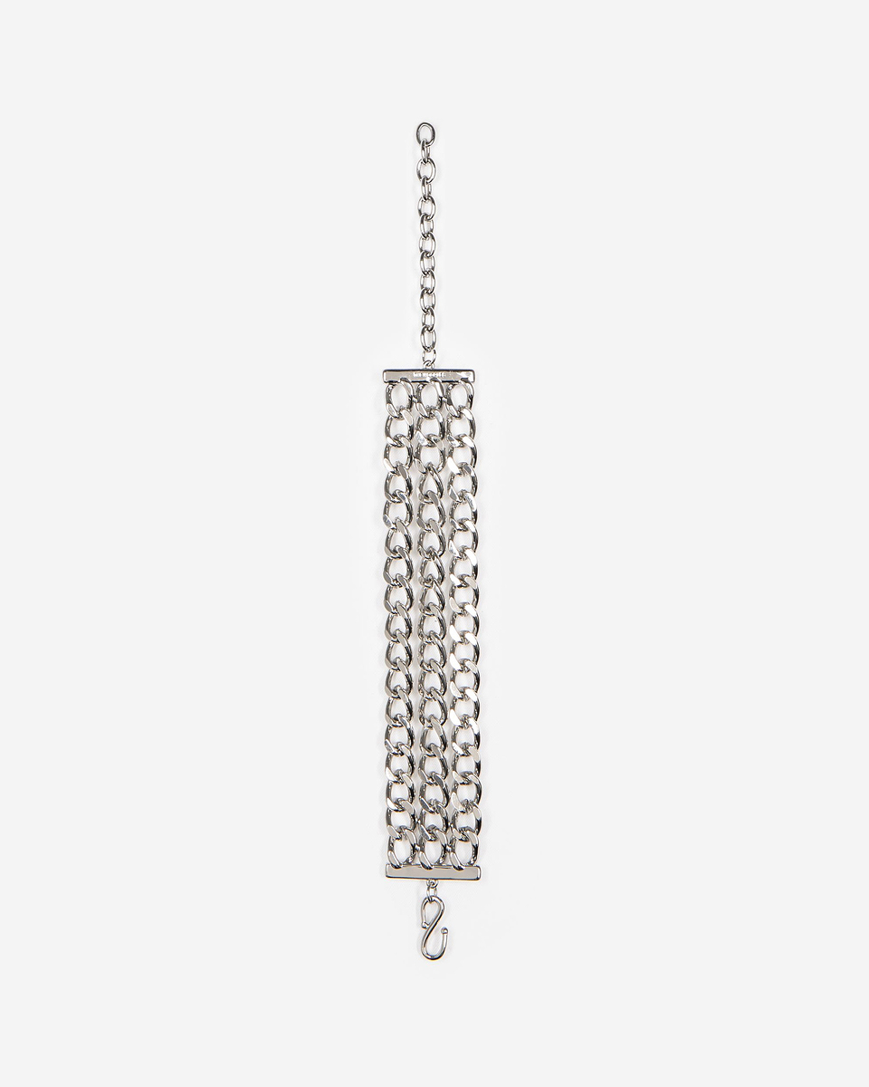 Silver chain bracelet