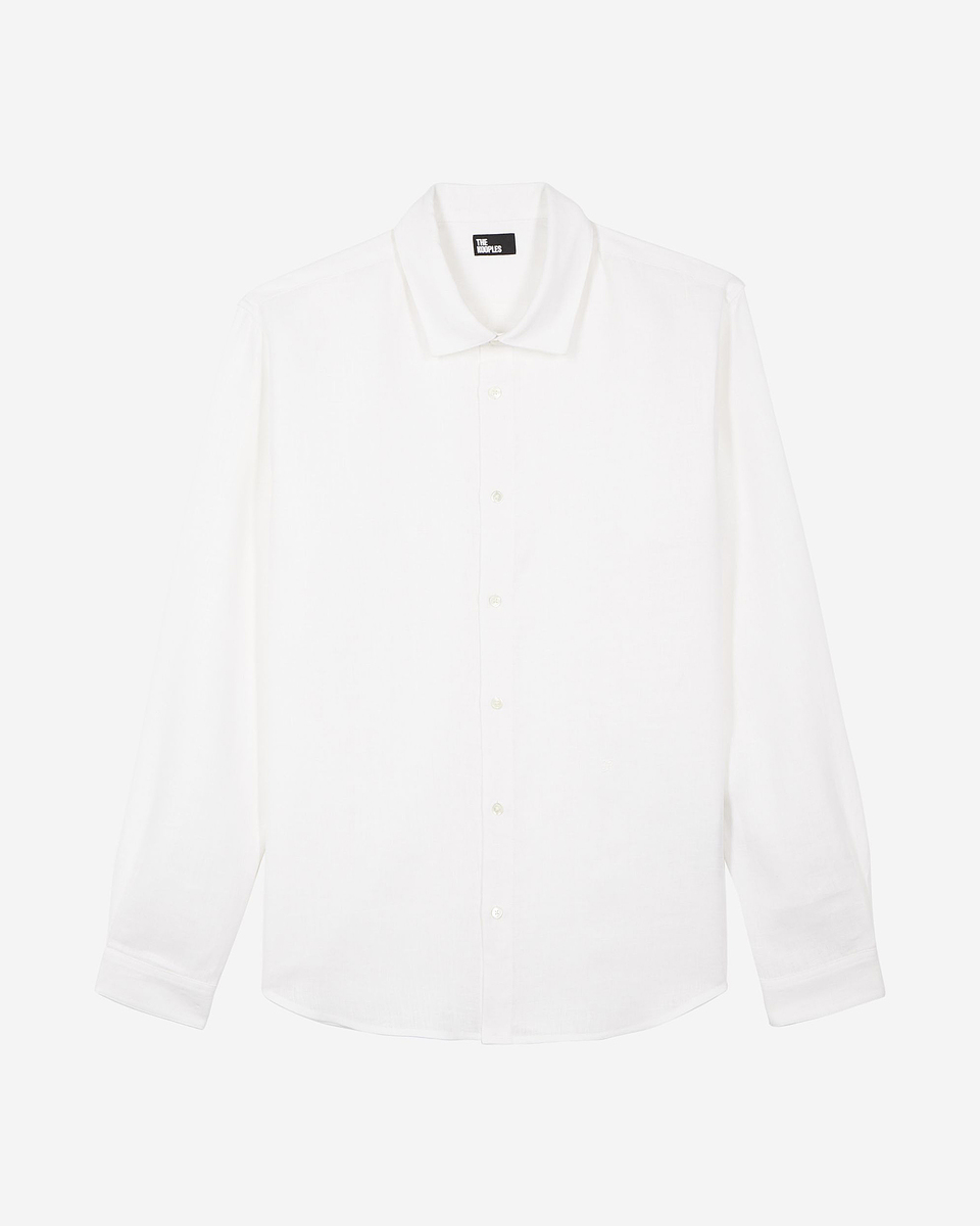 White linen shirt