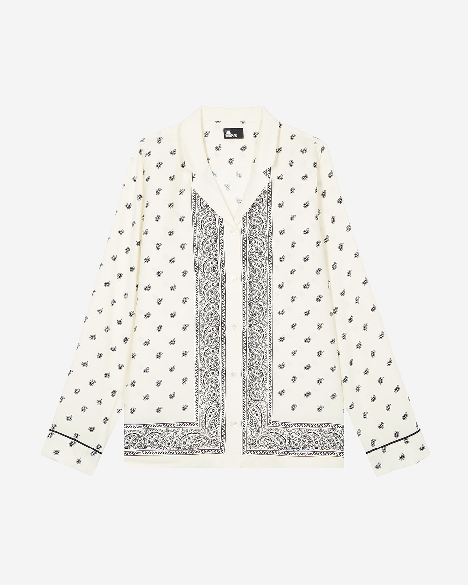Ecru bandana shirt