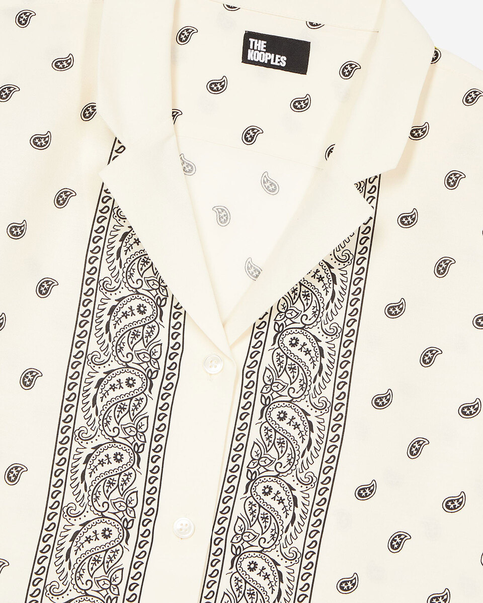 Ecru bandana shirt