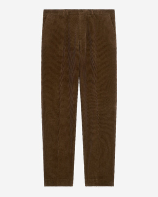 Brown corduroy tailored suit pants
