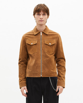Camel suede jacket