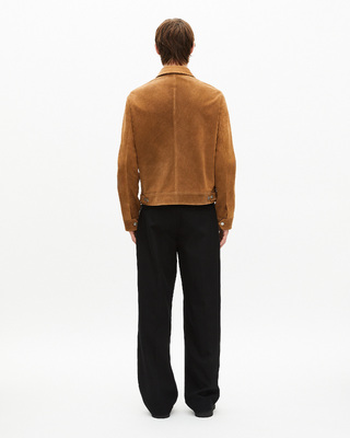 Camel suede jacket