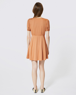 Light orange short dress