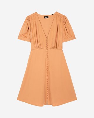 Light orange short dress