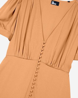 Light orange short dress