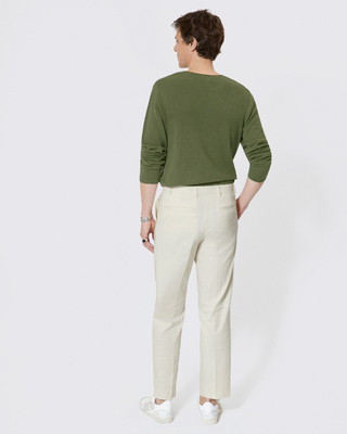 Ecru chino pants