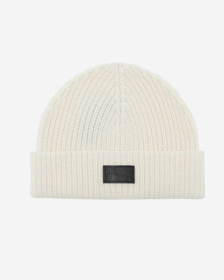 Hat with ecru lapel