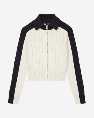 Ecru cotton cardigan