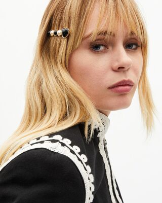 Barettes for golden hair