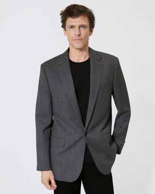 Grey wool jacket