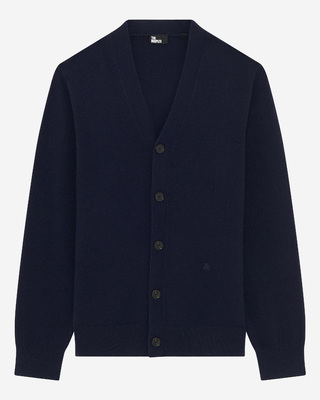 Navy cashmere cardigan