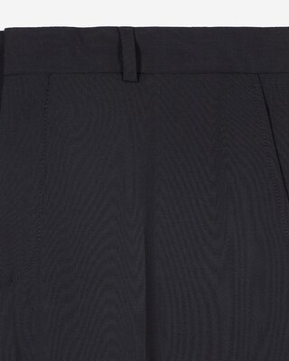 Straight-leg suit trousers in navy wool