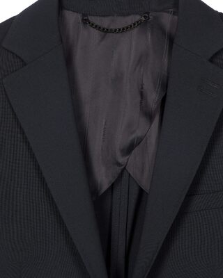 Navy wool suit jacket