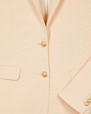 Straight peach suit jacket