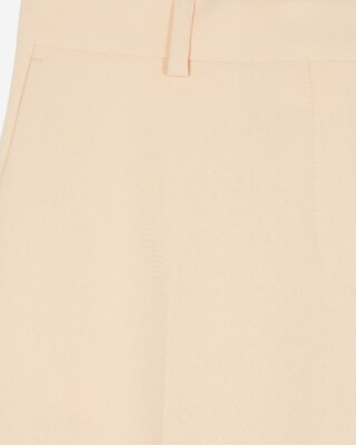 Straight-leg peach pants