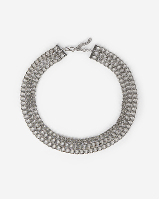 Silver chain necklace