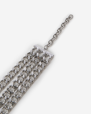 Silver chain necklace