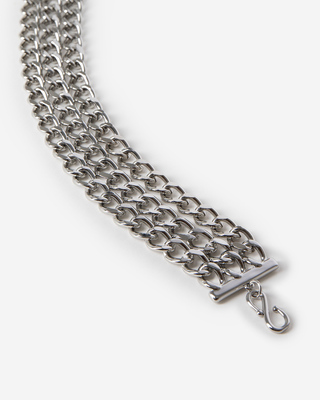 Silver chain necklace