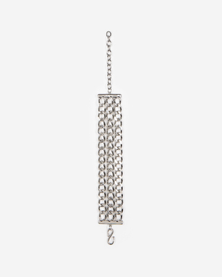 Silver chain bracelet