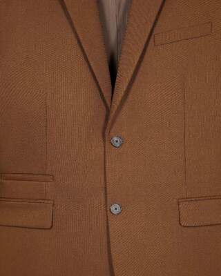 Brown wool suit jacket