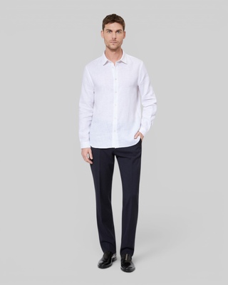 White linen shirt