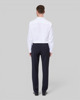 White linen shirt