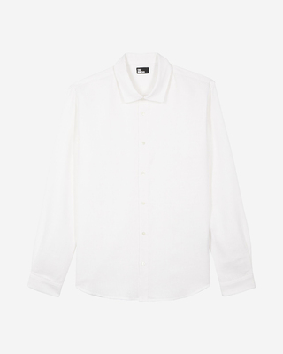 White linen shirt