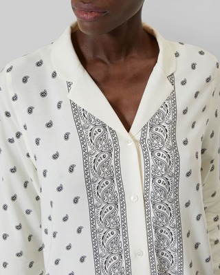 Ecru bandana shirt