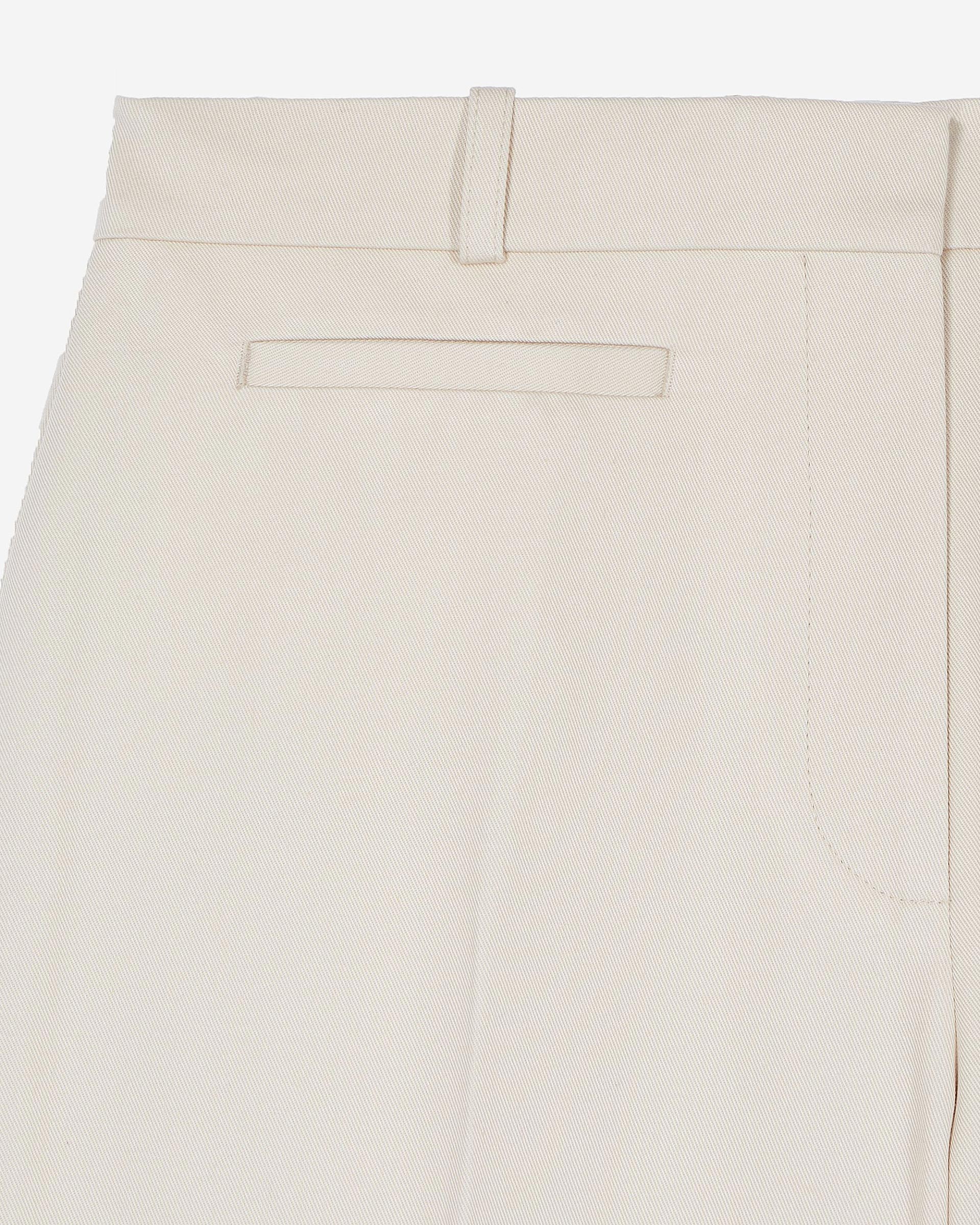 Beige cotton pants