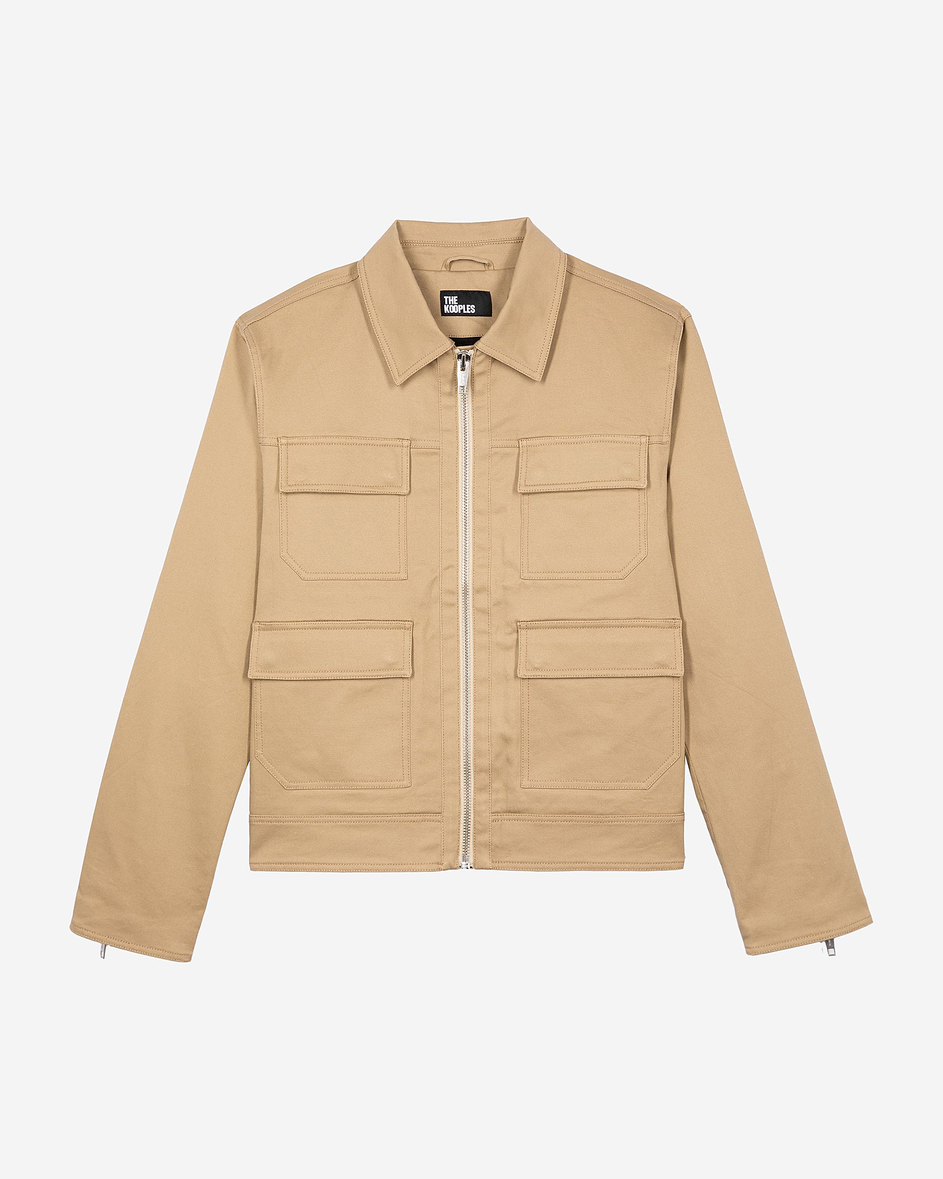 Beige cotton jacket