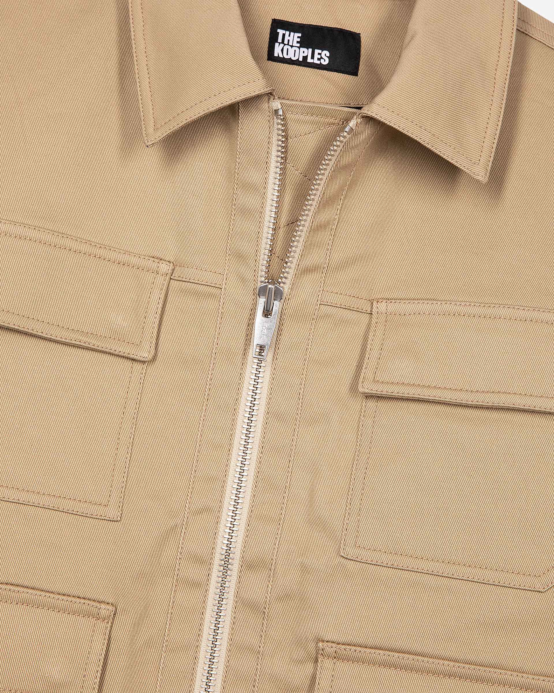 Beige cotton jacket