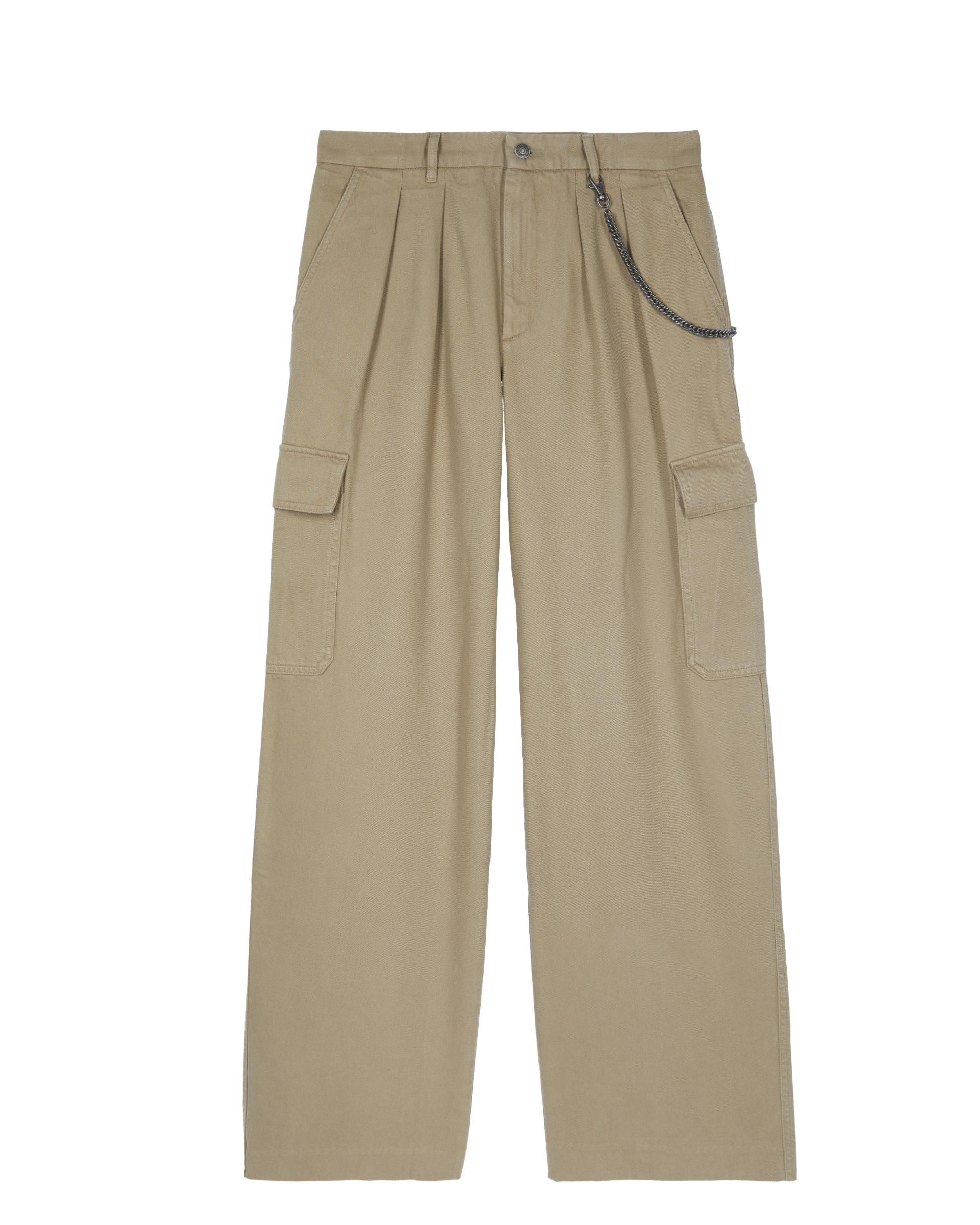 Beige cargo pants
