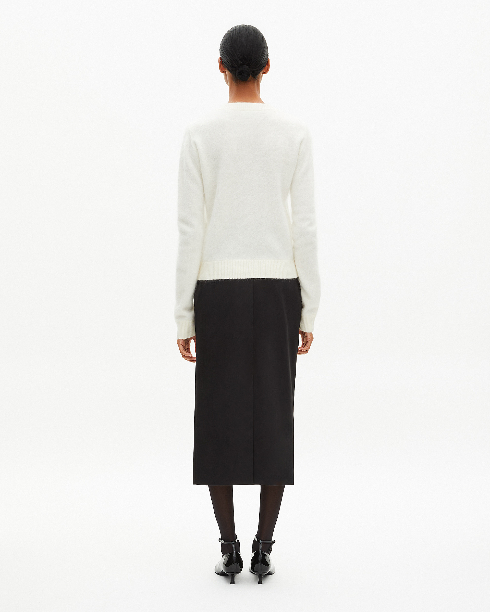 Ecru cashmere cardigan