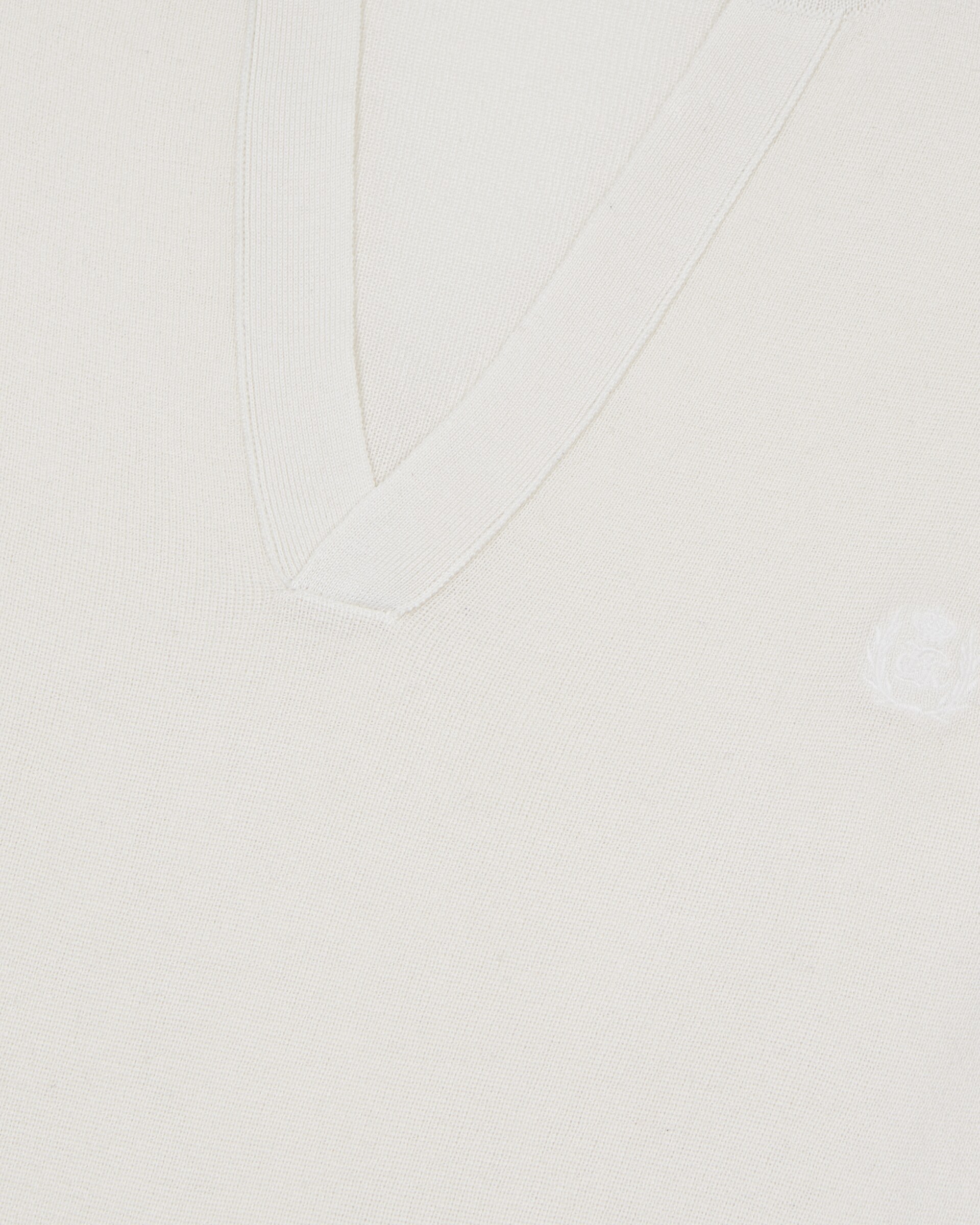 Beige tunic-neck sweater
