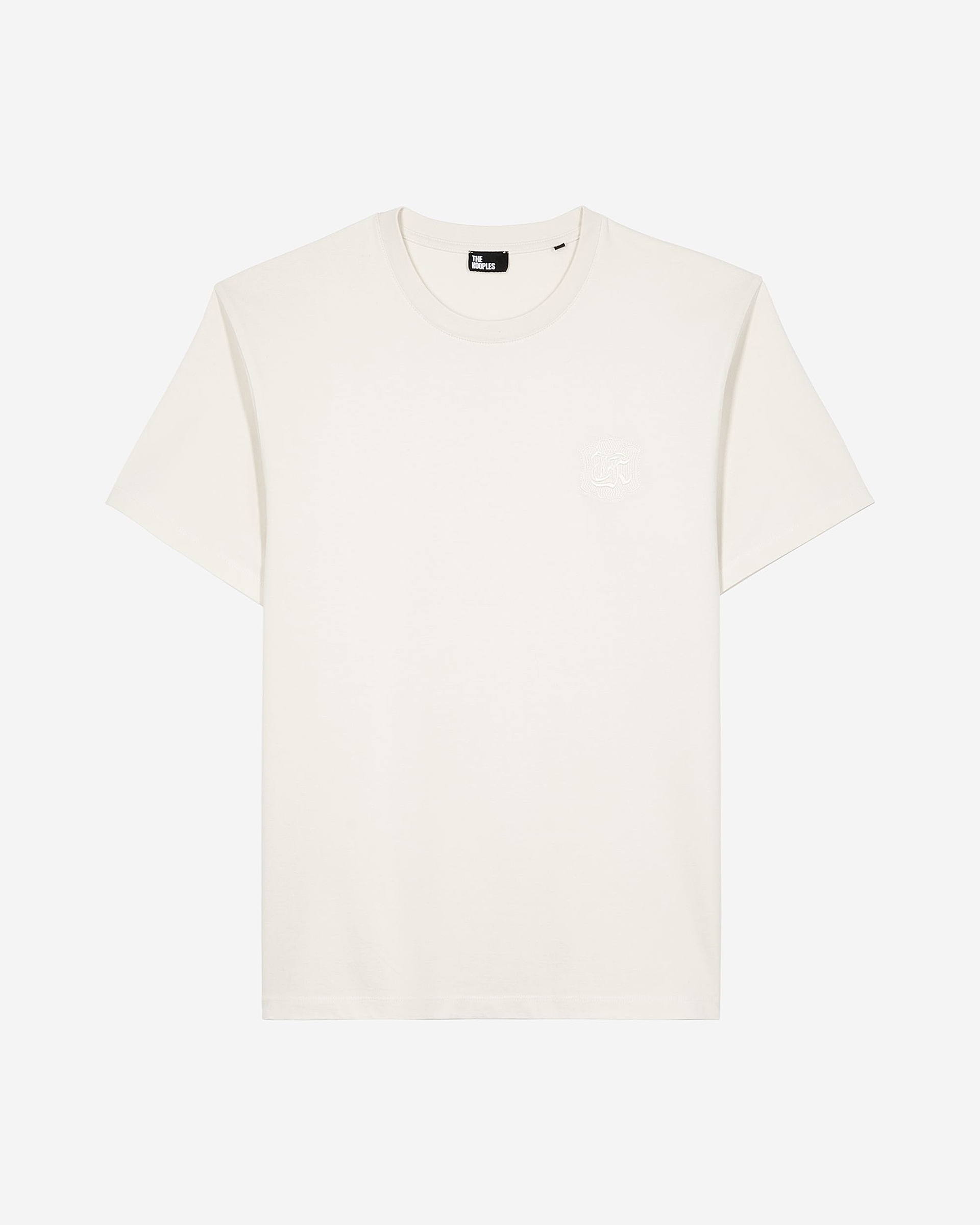 Beige crest T-shirt
