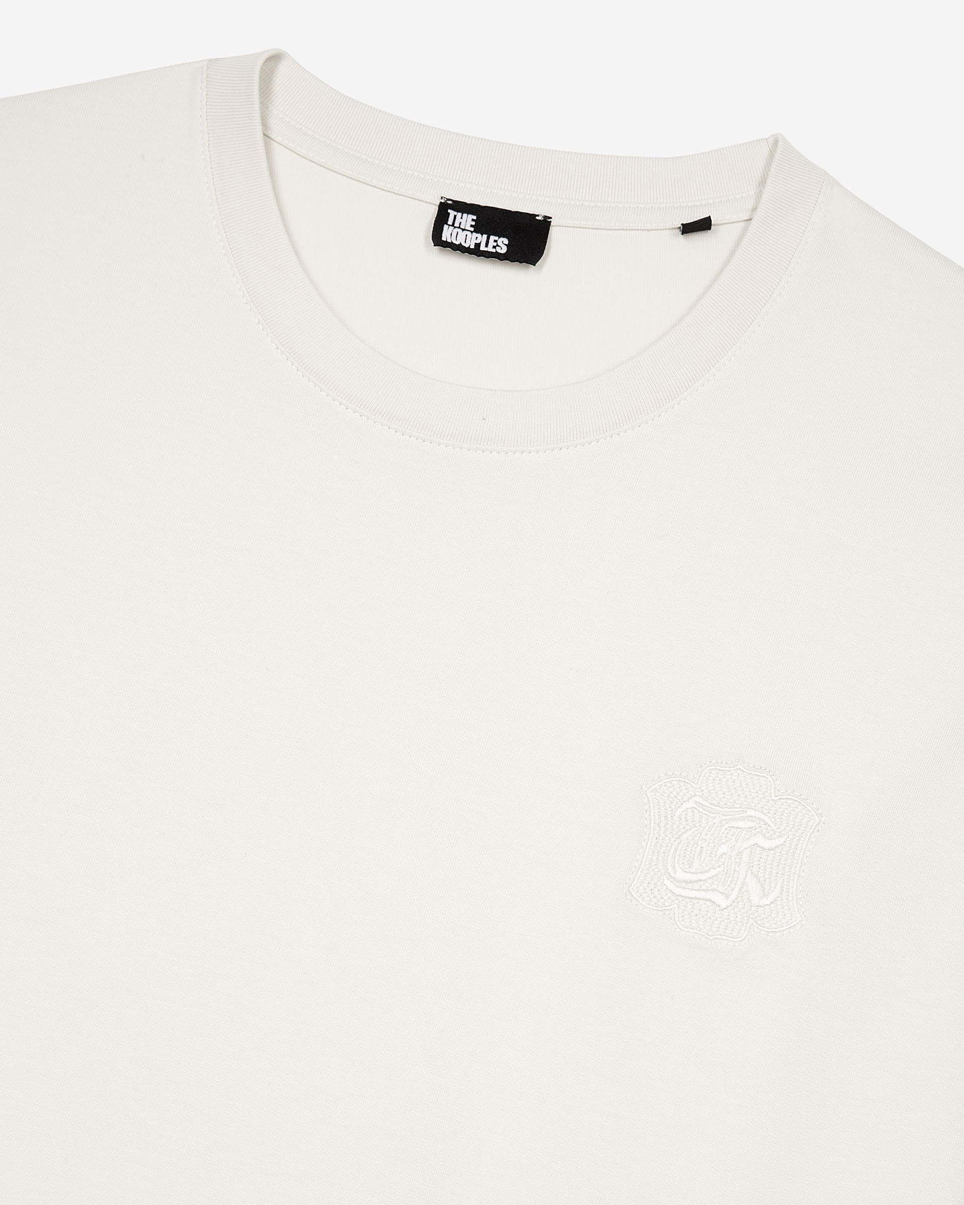 Beige crest T-shirt