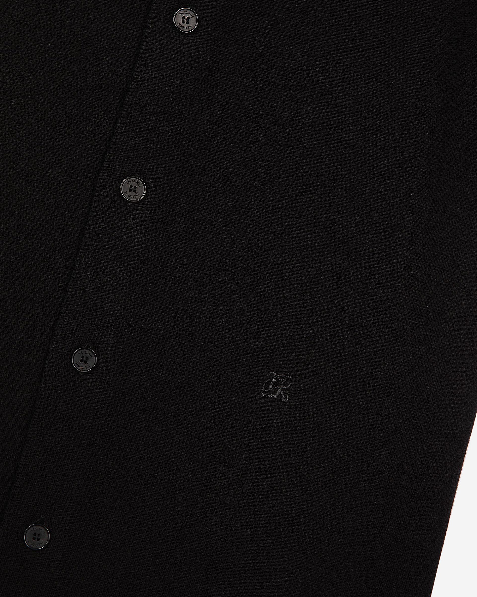 Black mesh short-sleeve shirt