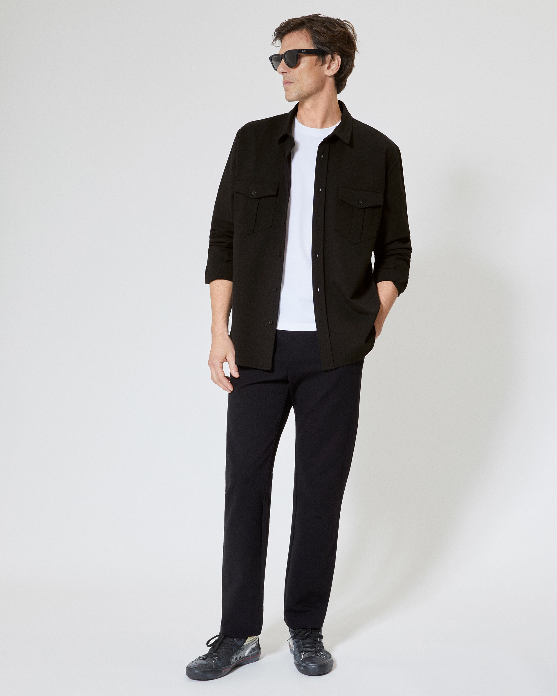 Black milano shirt