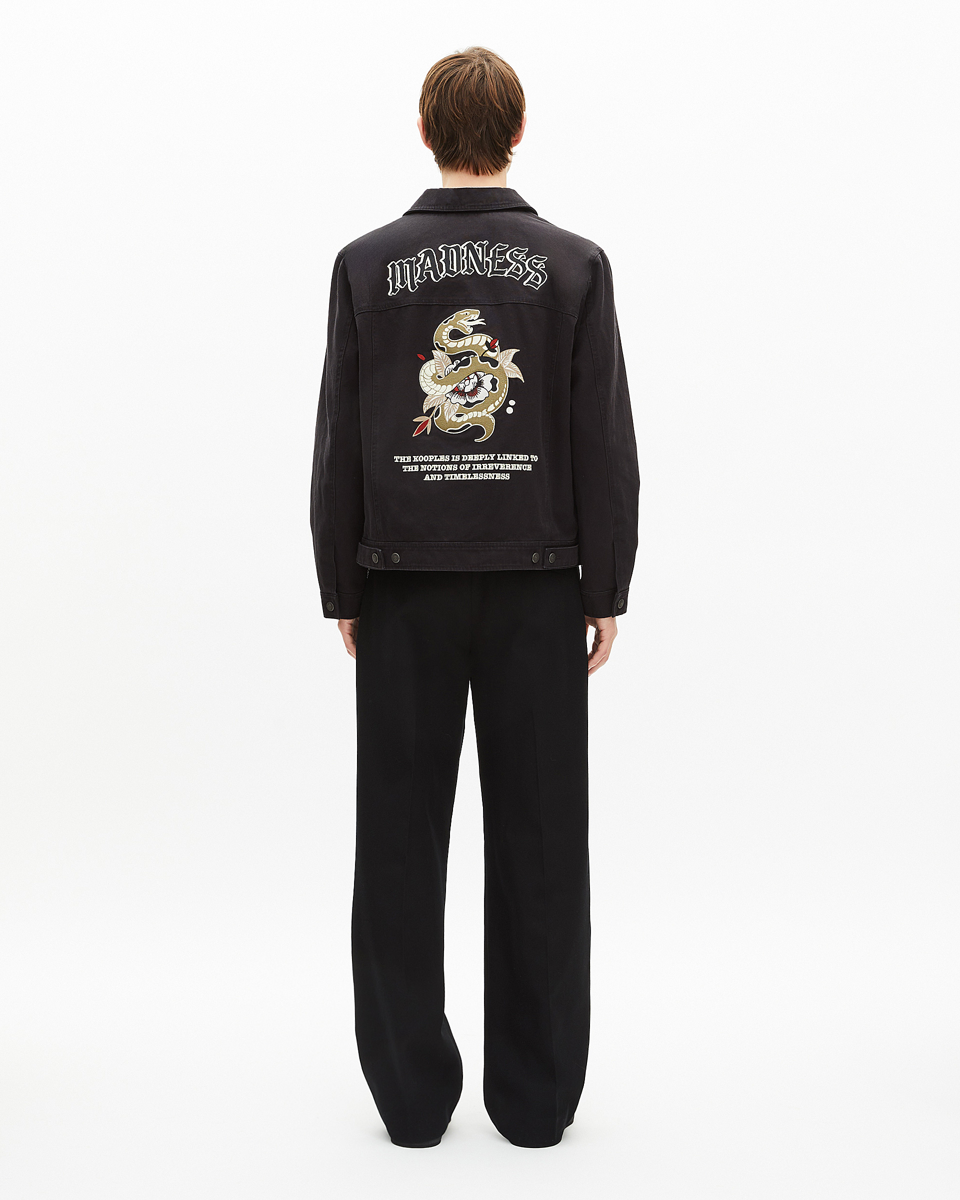 Black embroidered jacket