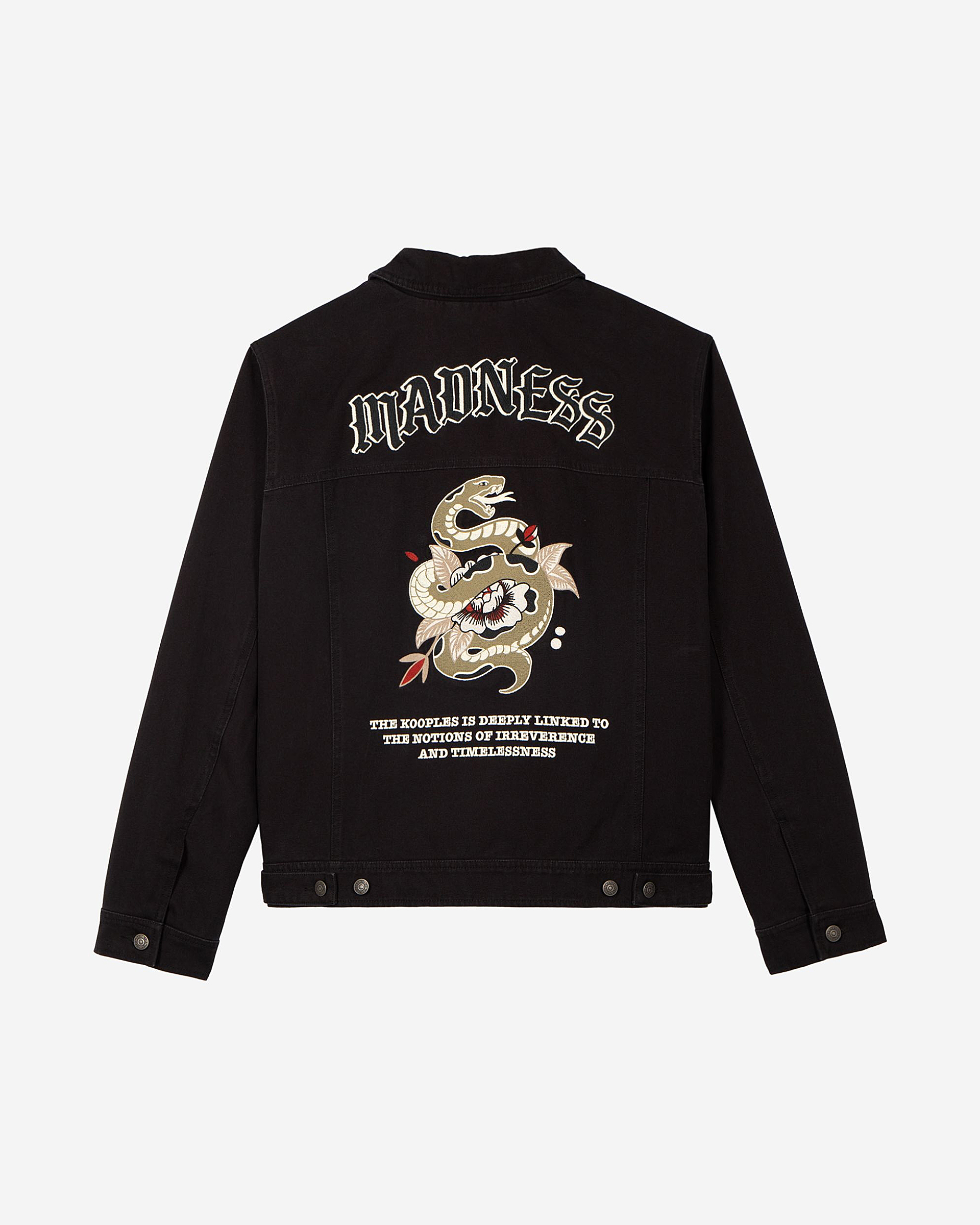 Black embroidered jacket
